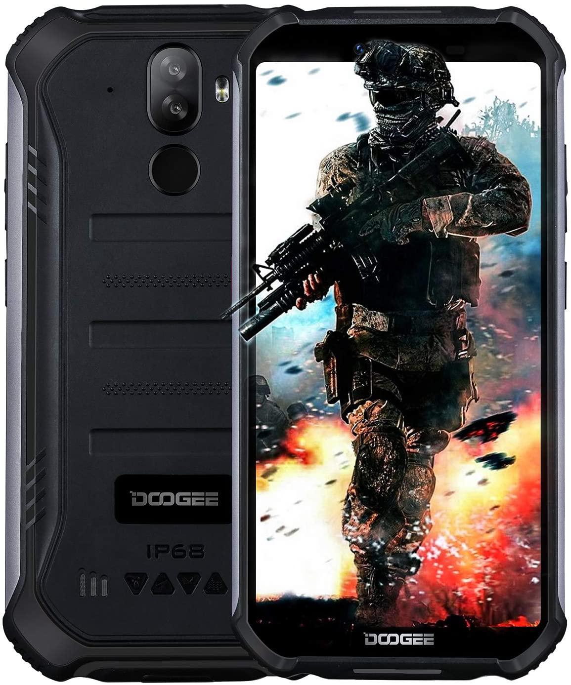 DOOGEE (3GB+32GB 4G Android 9.0 Sólido Móvil Libre Robusto - 5.5'' HD  (Gorilla Glass 4) IP68/IP69K Militar Resistente IP68 Impermeable  Smartphone